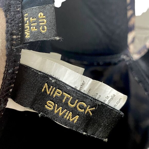 NIP AND TUCK Swimsuit Size 6 Leopard Print One-Piece Slimming Womens Swimwear - Picture 9 of 10